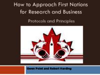 Module 2 unit 3 How to approach First Nations for research and business