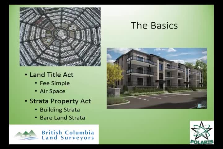 1-1 Land Title Act versus Strata Property Act