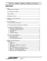 Owner's Manual:  Chapter 4 - Servicing