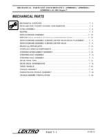 Owner's Manual:  Chapter 7 - Mechanical Parts