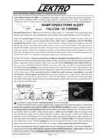 Owner's Manual:  Operations Alert