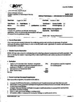 NURS 1019 - Clinical Techniques - Introduction to Assessment