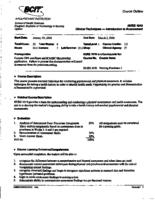 NURS 1019 - Clinical Techniques - Introduction to Assessment