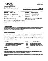 NURS 1019 - Clinical Techniques - Introduction to Assessment