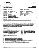 NURS 8300 - Leadership in Nursing