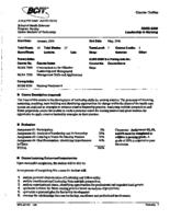 NURS 8300 - Leadership in Nursing