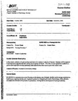 NURS 8330 - Nursing Practicum 8: Leadership