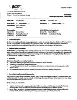 NURS 8330 - Nursing Practicum 8: Leadership