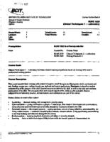 NURS 1020 - Clinical Techniques 1 - Laboratory