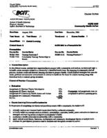 NURS 8800 - Community Health Action