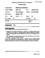 MKTG 1120 - Special Event Marketing