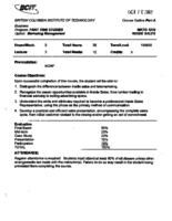 MKTG 1218 - Inside Sales