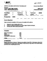 MKTG 1219 - Professional Sales 1