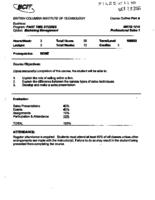 MKTG 1219 - Professional Sales 1