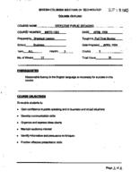 MKTG 1323 - Effective Public Speaking