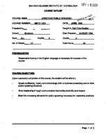 MKTG 1323 - Effective Public Speaking