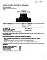 MKTG 1323 - Effective Public Speaking