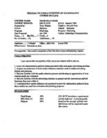 MKTG 4318 - Introduction to Media