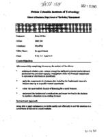 MKTG 1324 - Small Business Development