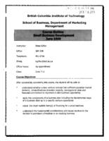 MKTG 1324 - Small Business Development