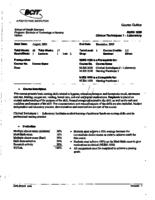 NURS 1020 - Clinical Techniques 1 - Laboratory