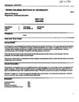 MKTG 1325 - Importing