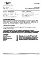 MKTG 2202 - Integrated Marketing Communications