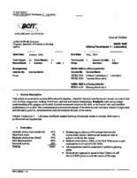 NURS 1020 - Clinical Techniques 1- Laboratory