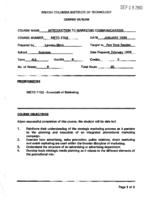 MKTG 2202 - Introduction to Marketing Communications