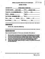MKTG 2202 - Promotional Marketing