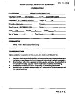 MKTG 2202 - Promotional Marketing
