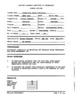 MKTG 4403 - Industrial Sales Practicum