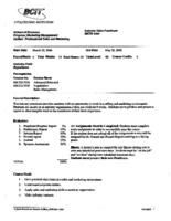 MKTG 4404 - Industry Sales Practicum