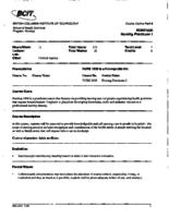 NURS 1030 - Nursing Practicum 1
