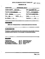 MKTG 2319 - Professional Sales 2