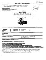MKTG 2325 - Marketing Globally