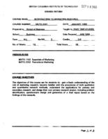 MKTG 2341 - Introduction to Marketing Research