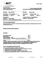 MKTG 4409 - Entrepreneurial Skills Practicum