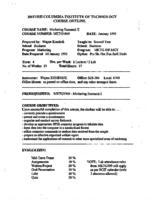 MKTG 4409 - Marketing Research II