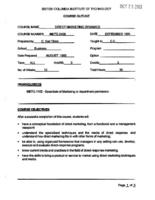 MKTG 2438 - Direct Marketing Dynamics