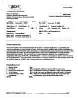 MKTG 3301 - Computer Applications in Marketing