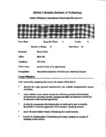 MKTG 3306 - Principles of Small Business Management