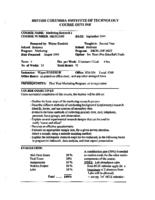MKTG 3309 - Marketing Research I
