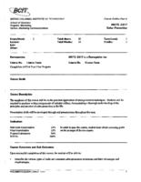 MKTG 3317 - Sales Promotion