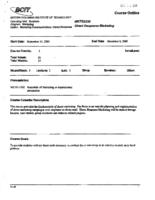 MKTG 3320 - Direct Response Marketing