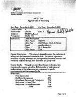 MKTG 2334 - Applied Sales & Marketing