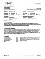 MKTG 3339 - Public Relations and Event Marketing