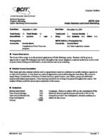 MKTG 3339 - Public Relations and Event Marketing