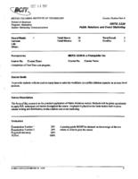 MKTG 3339 - Public Relations and Event Marketing
