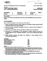 MKTG 3332 - Key Account Selling